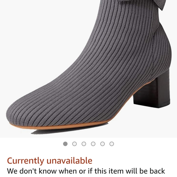 Grey ankle boots - Picture 2 of 6